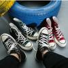 Pantofi Clasici Negri Solizi din Pânză Primăvară Înalți Outdoor Casual Adidași Confortabili Respirabili Încălțăminte