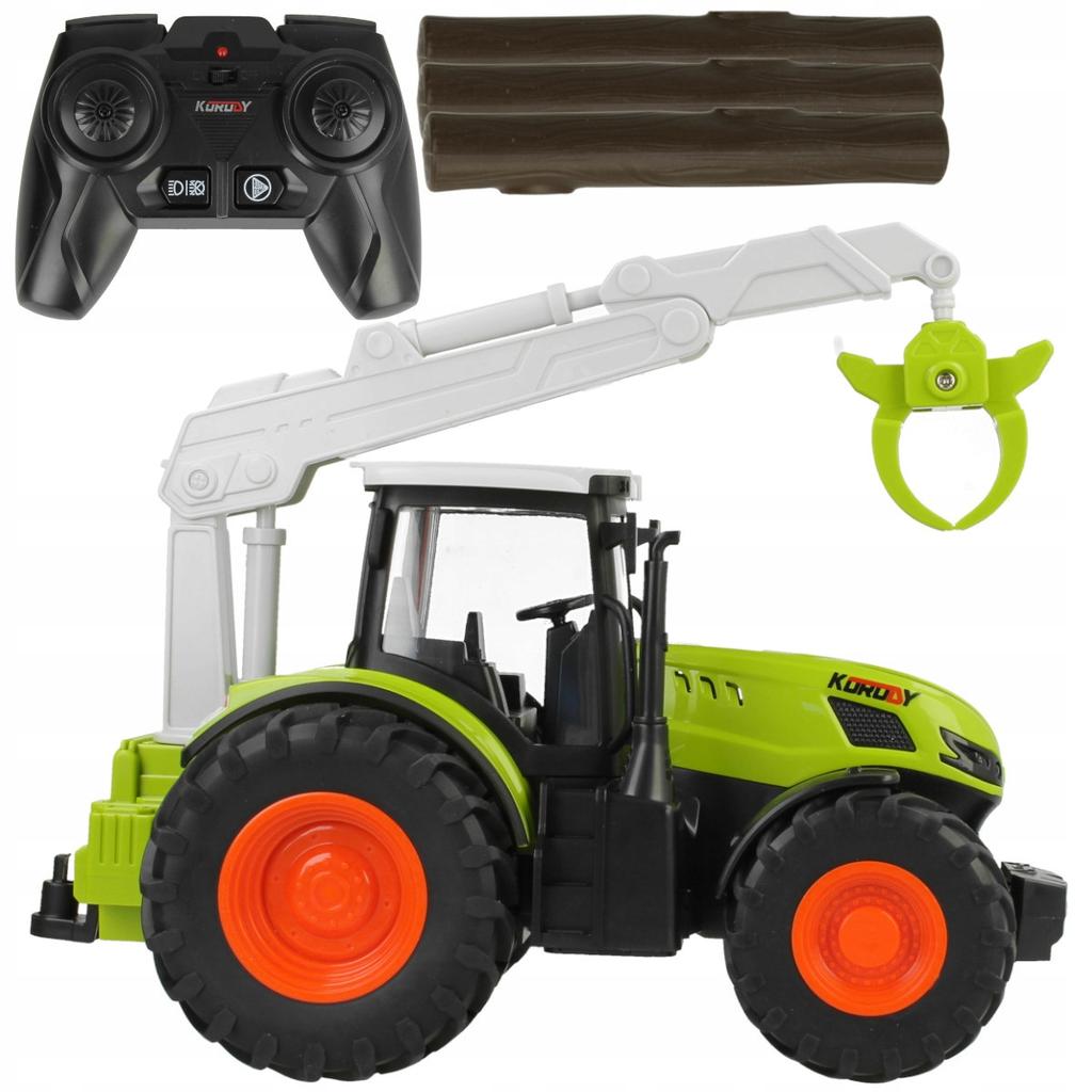 [PACZB][5] Remote Controlled Agricultural Tractor RC Remote Control Timber Grabber 1:24 Z1011