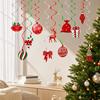 12 Pack Christmas Tree Ornaments Hanging Decorative Pendants for Holiday Party