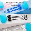3-Layer Waterproof Silicone Swimming Earplugs & Nose Clip Set with Anti-Drop Cord
