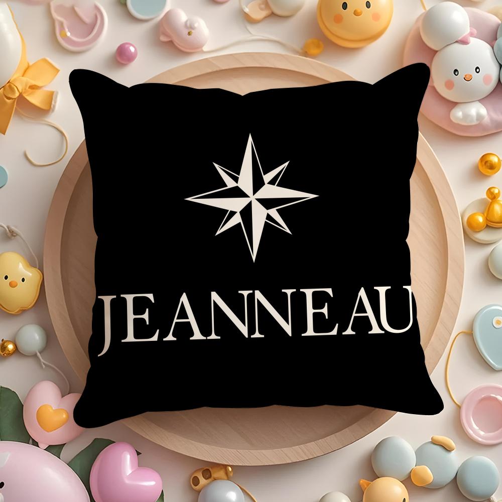 J-Jeanneau Yachts Logo Cushion Cover Home & Car Multi-Scene Pillow Cover - Reversible, Soft & Durable for Daily Use