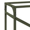 Firewood Rack Olive Green 60 x 25 x 100 cm Cold Rolled Steel