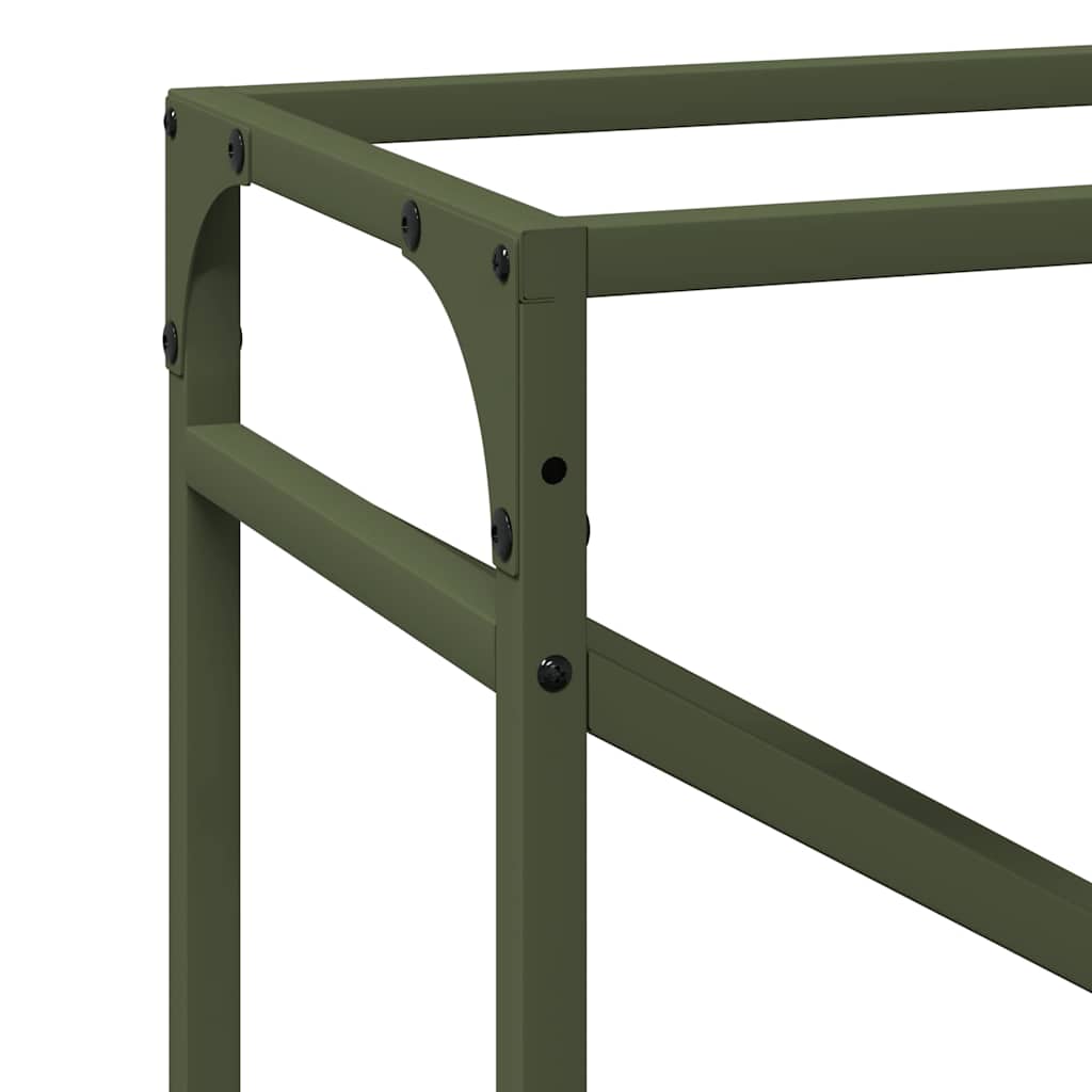 Firewood Rack Olive Green 60 x 25 x 100 cm Cold Rolled Steel