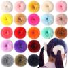 3Pcs/Lot Korean Winter Large Hair Bands For Women Girl Elastic Hair Ring Fashion Scrunchies Dating Party Headdress Accessories