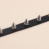Punk Choker Collar Necklace Pu Leather Goth Rivets Choker Necklace Pendientes Party Club Sexy Gothic Femme Jewelry
