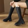Fashion French High Heel Women 2025 New Thigh Boots High Autumn Block Heel Knight Boots