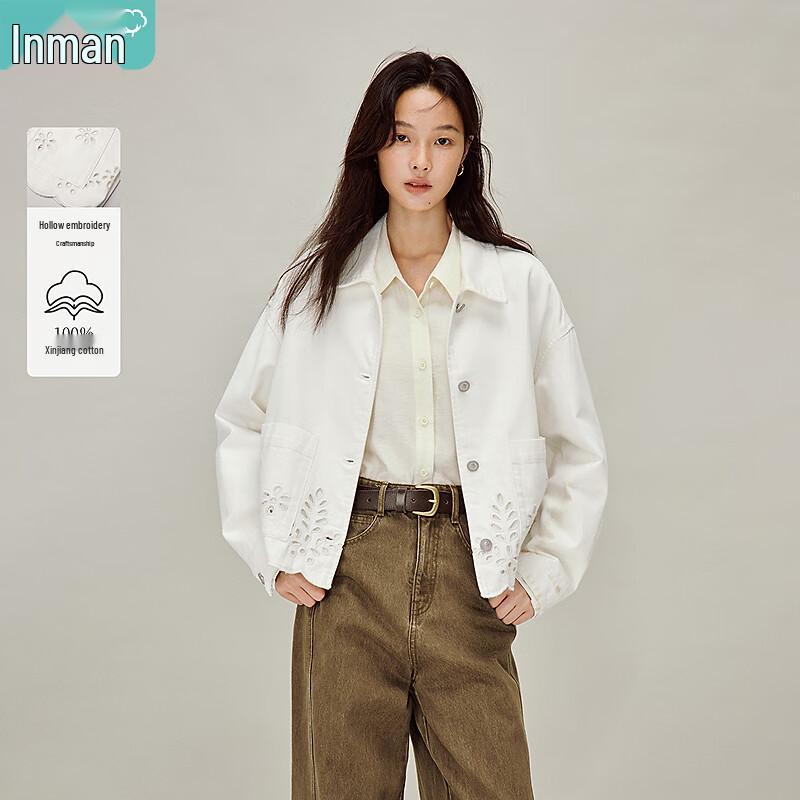 

INMAN Wave Embroidery Denim Jacket XL