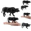 Búfalo de Agua Animal Salvaje Modelo Juguete de Plástico Para Niños Sala de Juegos Educativa Decoración