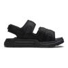 Li Ning Coka Young Light Foam Non-Slip Shock Absorbing Breathable Lightweight Kids Sandals Kids Sandals Black YKUU006-3