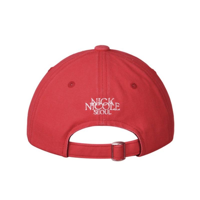 NICK&NICOLE VINTAGE MINI BUTTERFLY BALL cap_RED