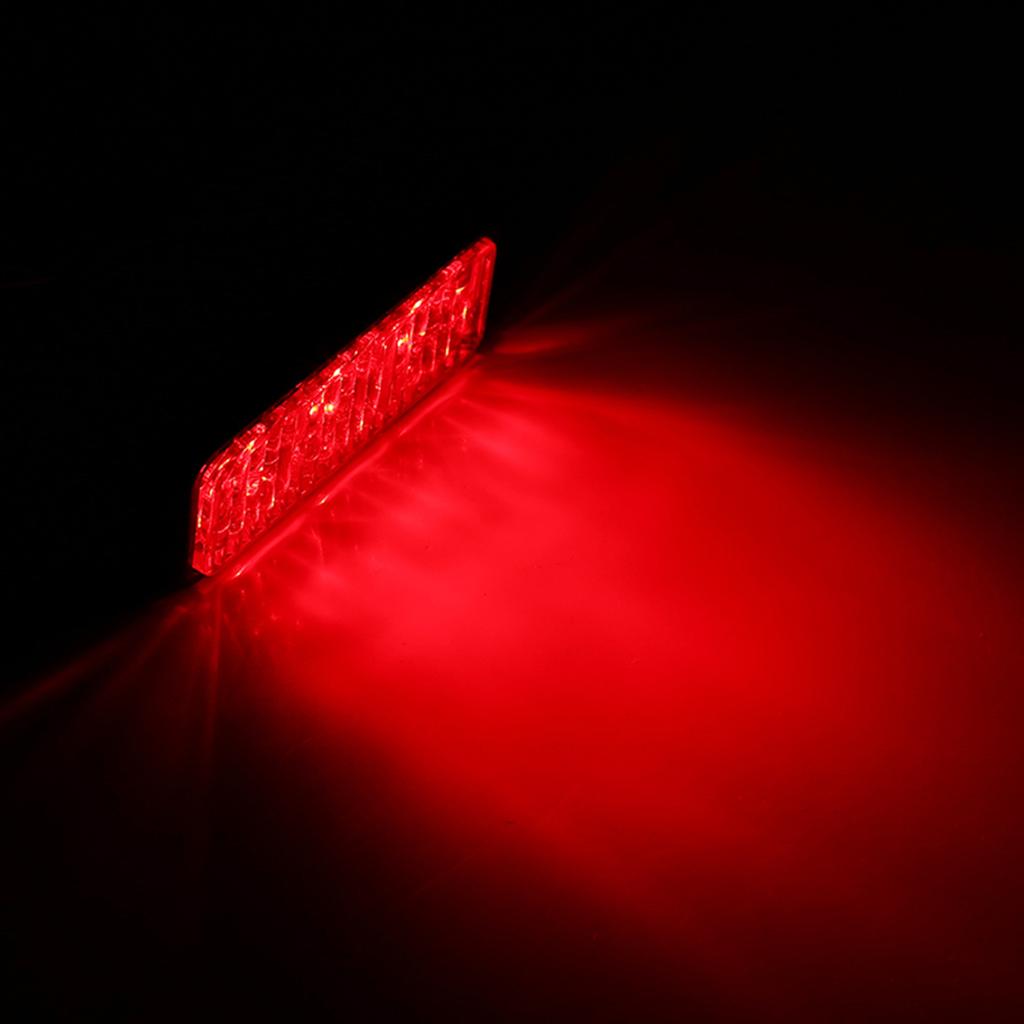 3 LED Car Truck Emergency Strobe Warning Light Hazard Indicator Flash Grille Lamp Red