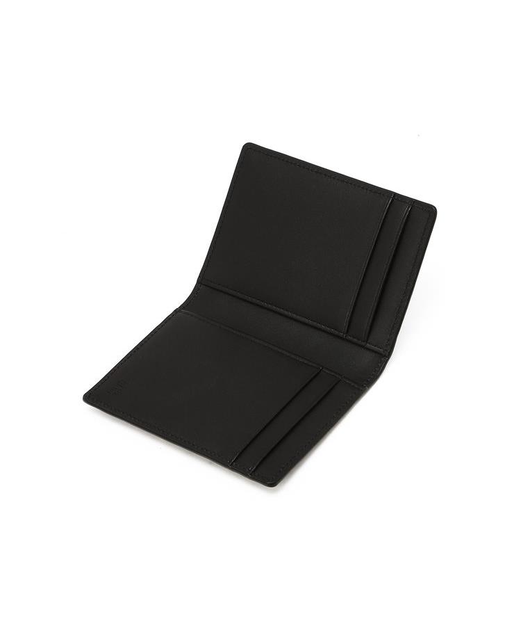 Daks Men'S Accessories Black Dd Logo Cowhide Card Holder Dbho6E911Bk