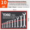 Heavy-Duty Double-Headed Open-End Wrench Set for Auto Repair - 14mm Fork Opening