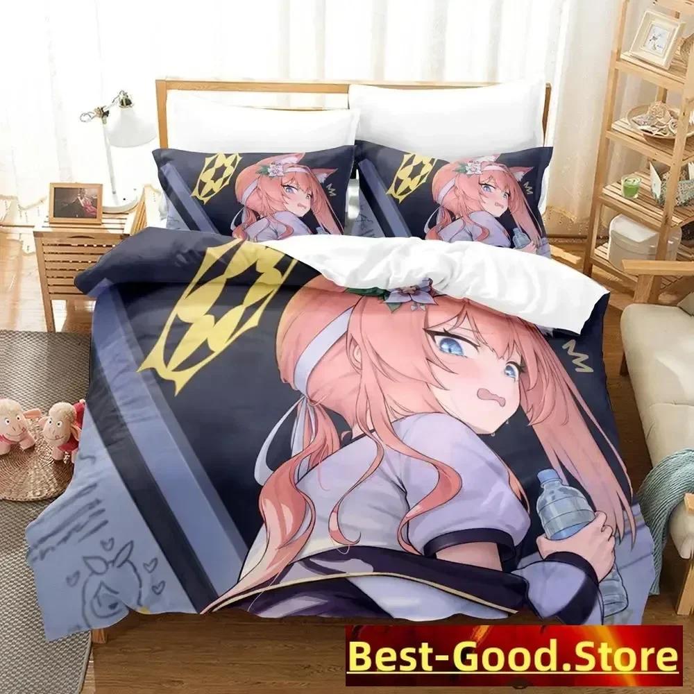 New Nekopara Ova Bedding Set Duvet Cover Sheet Printed Bed Set Pillowcase Bed Full Queen King Size Comforter Bedroom