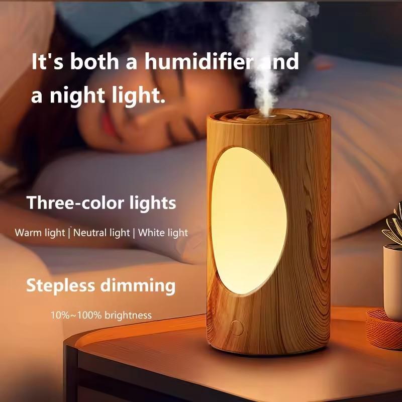 Zai Xiao 600ml Portable Aroma Diffuser With Colorful LED Lights Battery Rechargeable Wireless Air Humidifier For Bedroom Office