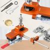 35mm Concealed Hinge Jig Kit Hole Drilling Guide Locator With Fixture Woodworking Hole Opener Tools Door Cabinets Puncher Tools