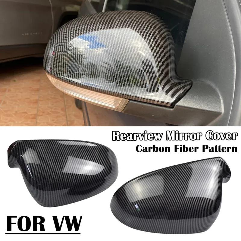 2x Mirror Cover MK5 Car Side Door Rearview Side Mirror Cover Cap For VW GOLF 5 MK5 GTI Jetta Passat B5.5 B6 EOS Sharan Superb