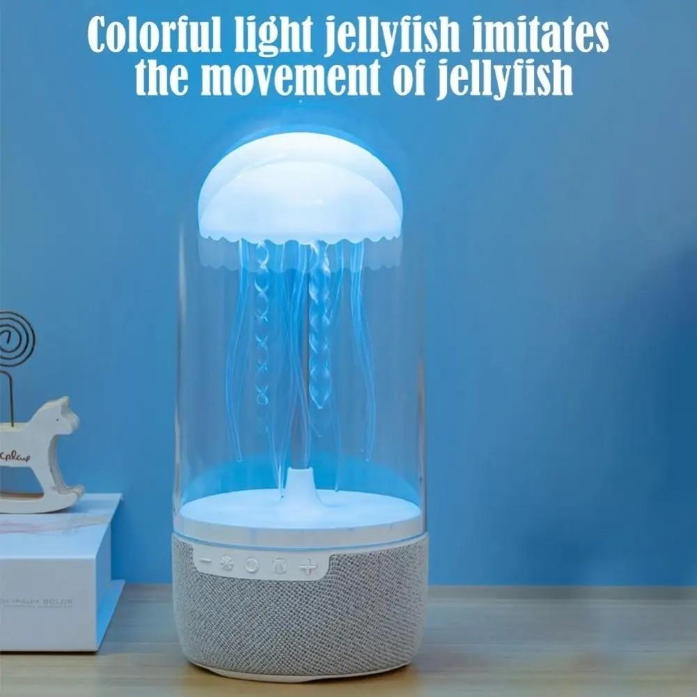 Colorful Jellyfish Lamp Rainbow Light Mini Jellyfish Speaker Portable Bluetooth Speaker