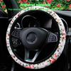 Floral Auto Steering Wheel Covers Steering Wheel Cushions Comfort Grip Protector Universal Floral Car Automotive Cushions