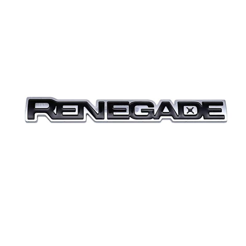 3D Metal "RENEGADE" Emblem Badge for Jeep Renegade 2015-2025 Rear Trunk Door Side Car Styling Sticker Auto Tuning Accessories Tr1