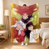 Inuyasha Anime Throw 240G Flannel Blanket, Suitable For Sofas, Beds, Offices,  Exquisite Gift Blankets