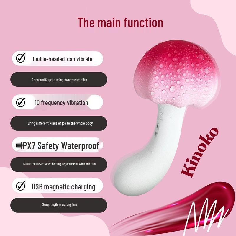Namiya Doppelendiger Multi-Frequenz Pilzvibrator zur G-Punkt-Stimulation