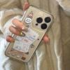 Japan and South Korea Ins Cartoon Sticky Note Bear for iPhone16promax Mobile Phone Case Apple 17 New Protective Case