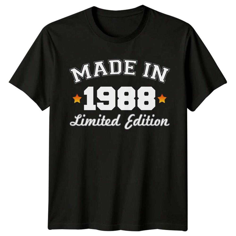 Made In 1988 Unisexs T Shirt 38th Birthday Gift Vintage thirtyeight