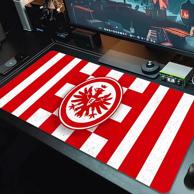 Tappetino per Mouse Colore Eintracht Frankfurt Grande Cuscino per Tavolo da Gioco Antiscivolo per Laptop Tablet Mousepad Grande Tappetino XXL Mini PC Playmat Con Bordo Bloccato