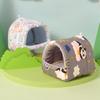 Hamsters Hammock Bed Toy Small Animal Hideout House Lovely Print Hanging Bed Habitat Decors for Squirrels Chinchillas