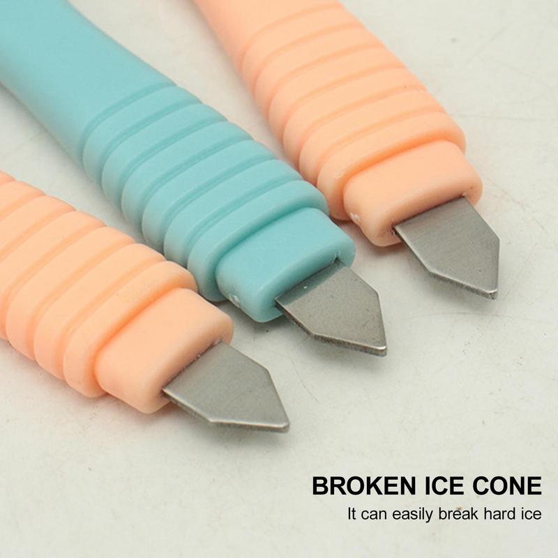 Refrigerator Deicer Shovel Kitchen Defrosting Shovel Stainless Steel Freezer Ice Scraper Deicing Tool Useful Fridge Accessories