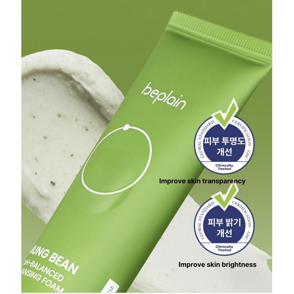 BEPLAIN Mung Bean PH-Balanced Cleansing Foam 80ml