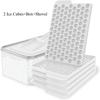 SIlicone Mini Ice Cube Trays Easy Twist Release Free of BPA Ice Block Mold Dishwasher Safe Reusable Round Ice Cube Trays