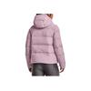 Under Armour Solid Color Logo Zip Hooded Down Jacket Women Outerwear Pink 1375442-694