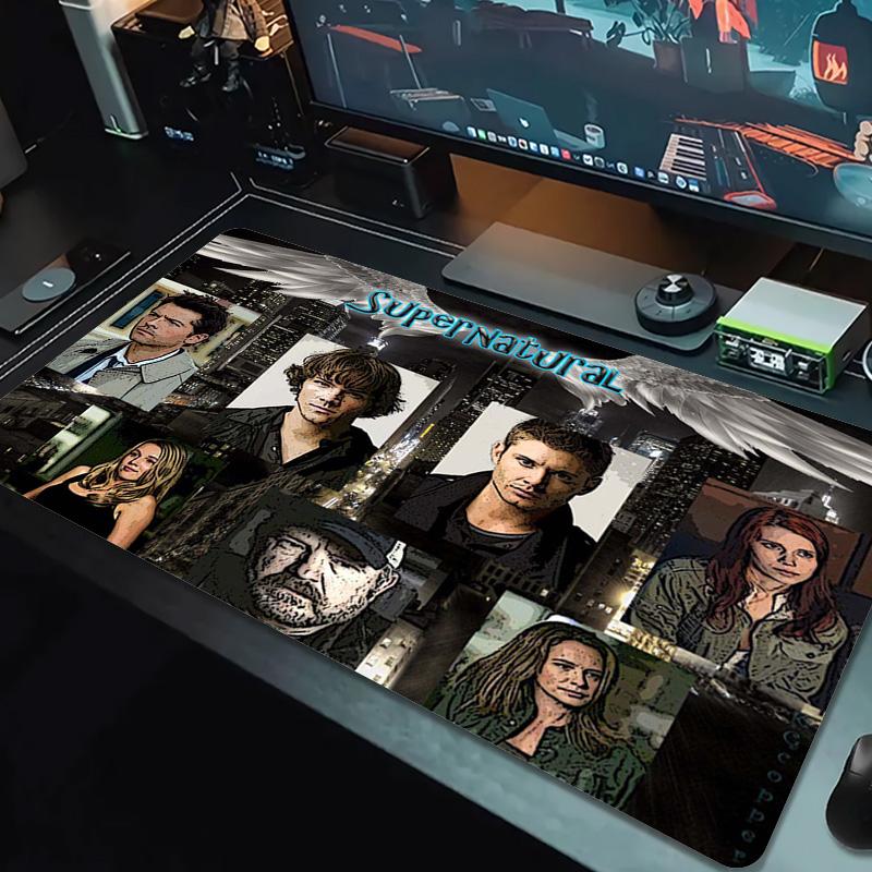 Supernatural Color Mouse Pad Large Gaming Table Cushion Non-slip Laptop Tablet Big Mousepad XXL Mat Mini PC Playmat With Lock edge