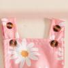 European & American Baby Striped Long-Sleeve Top, Floral Suspender Skirt & Headband Set for Spring & Autumn Girls