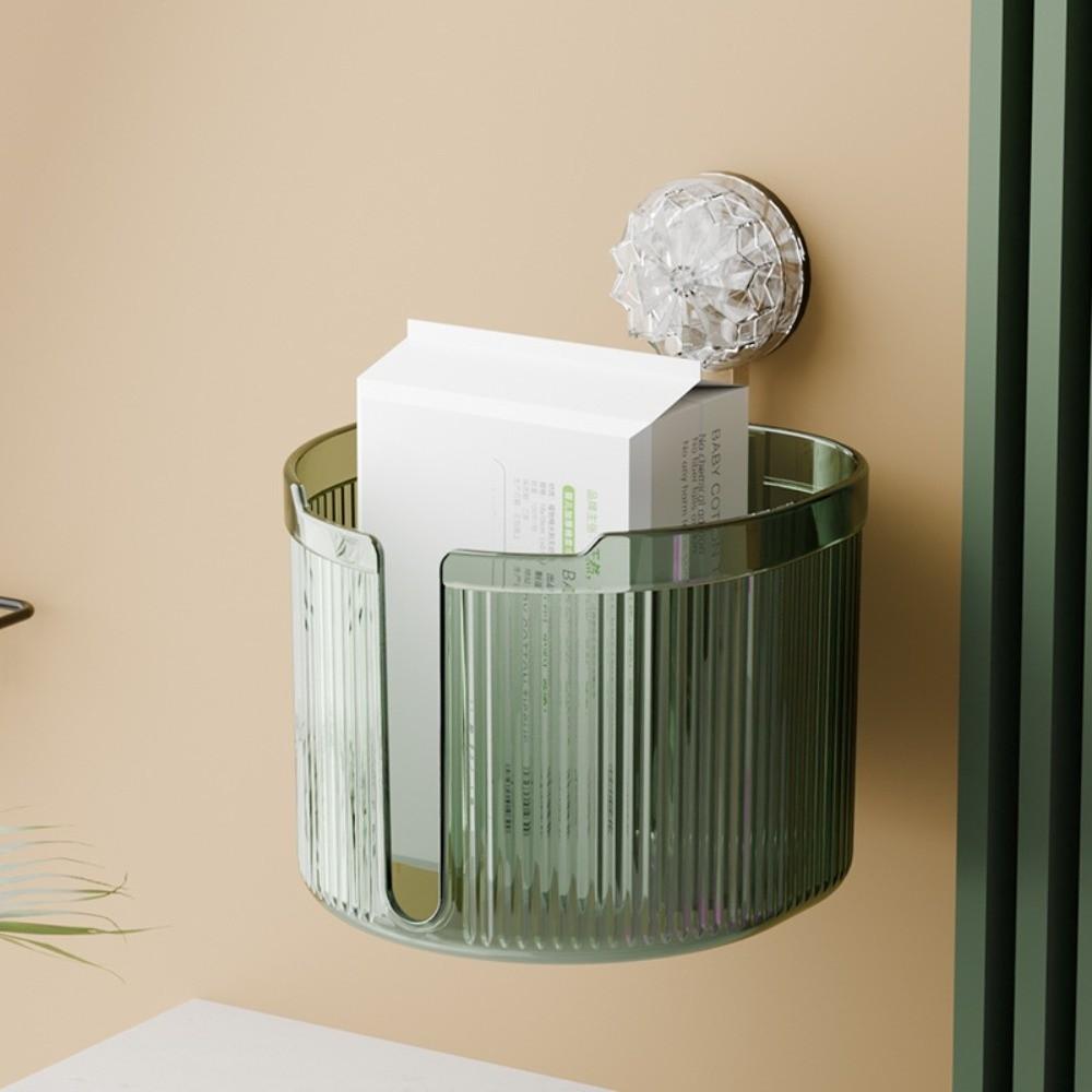 

Wall-mounted Paper Towel Holder with Suction Cup Napkin Holder for Bathroom Kitchen сірий