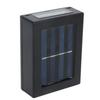 LED Solar Wall Light IP65 Waterproof Up and Down Lighting Outdoor Landscape Lamp 1.2V 5WWarm Light