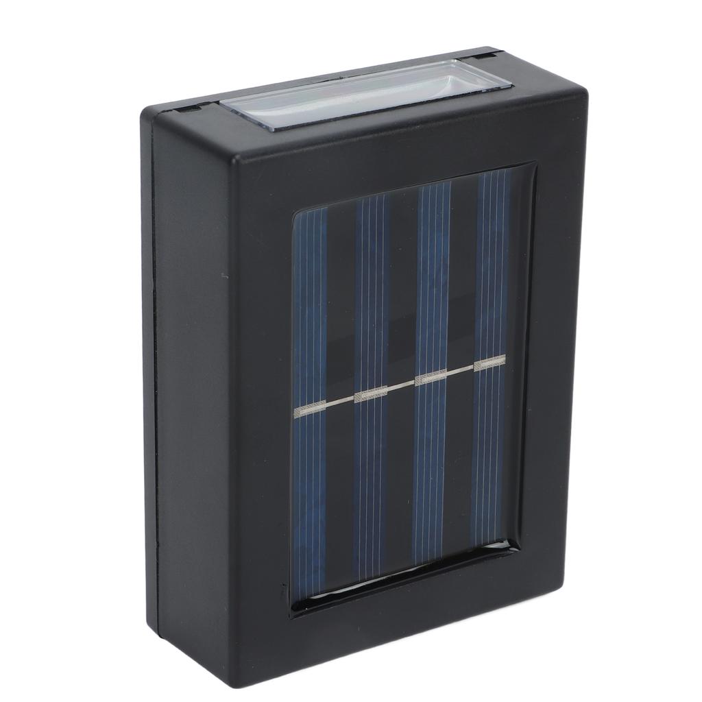 LED Solar Wall Light IP65 Waterproof Up and Down Lighting Outdoor Landscape Lamp 1.2V 5WWarm Light