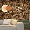 Leopard Print Self-Adhesive Wall Cover Home Ornament Decals Restaurant Living Room Bedroom Tv Background Wall Pvc Wallpaper