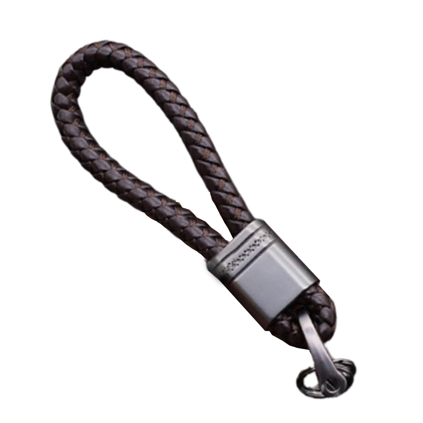 

PIENSE Men s Car Key Holder, Motorcycle, Smart Key, Carabiner, Key Hook, D-Ring, Keys, Home, Metal Fittings, Dark Brown A S