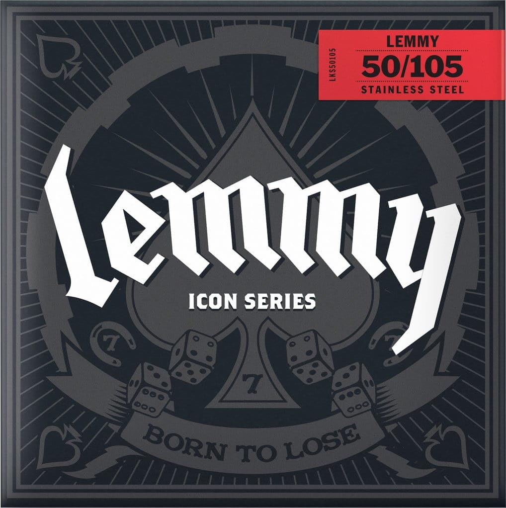 

Jim Dunlop Lemmy Signature Bass Strings for 4 Strings Lemmy Icon Series Signature (Motorhead) 50-105 (Motorhead)
