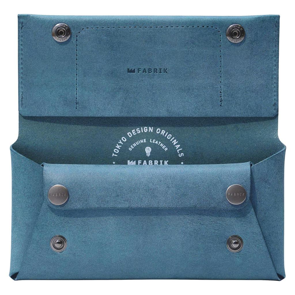 FABRIK Long Large Easy Genuine and Black Wallet, Wallet, Capacity, Access, Compact, Thin, Leather, Men's Women's, Stylish, Gift, Fabric,