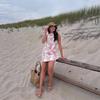 Womens Floral Print Sleeveless A-Line Dress Beach Vacation 2025