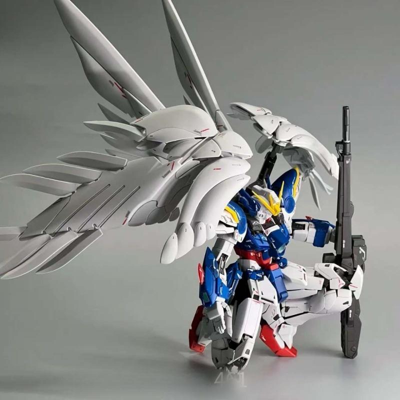 Hg 1/144 Wing Zero Xxxg-00w0 Assembly Model Kit Collection Figure Animation Peripheral Toy Ornament Desktop Decorations Gift