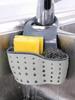 1PC Sink Hanging Drain Basket With Silicone Storage Box, Adjustable Shoulder Strap Design For Hanging On Faucet Or Sink Edge.