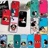 MH88 Mafalda Phone Shell Case for Redmi Note 8 9 10 11 11S 10C 10X 10A 10T 9A 9C 9T 9S 8T Pro Max Plus Prime