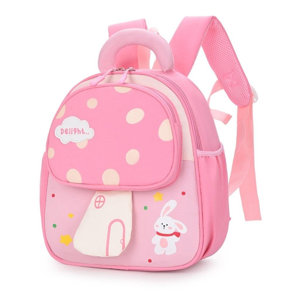 Lightweight 3D Mushroom Shape Backpack Cute Kindergarten Bookbag Children Schoolbag Daycare Use