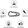 5/10Pcs Mini Carabiner Clips Tiny Alloy Spring Snap Hook Car Keychain Clasp EDC Small Hanging Buckle for Backpack Camping Bottle