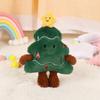 Christmas Gingerbread Men's Plush Pendant Toy Party Decoration, Santa Claus, Christmas Box, Christmas Tree Decoration Pendant Plush Doll